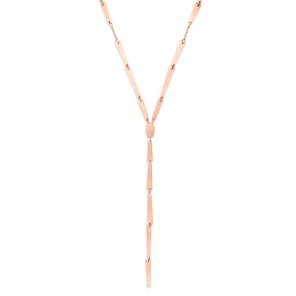 Kendra Scott Gail Y Necklace In Rose Gold